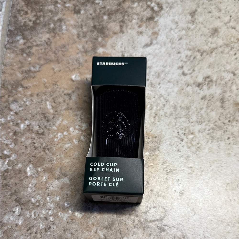 Starbucks Black cold cup Key Chain. Collectible New n box